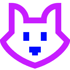 Fox Icon from Sharp Neon Set