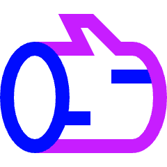 Log Icon from Sharp Neon Set