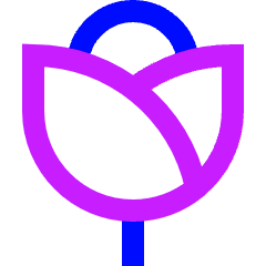 Rose Icon from Sharp Neon Set