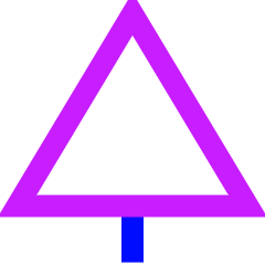 Tree 1 Icon from Sharp Neon Set