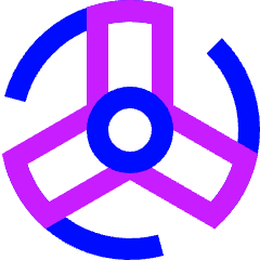 Wind Energy Icon from Sharp Neon Set