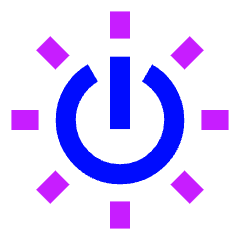 Affordable And Clean Energy Icon from Sharp Neon Set