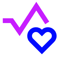 Good Health And Well Being Icon from Sharp Neon Set
