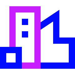 Sustainable Cities And Communities Icon from Sharp Neon Set