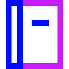 Contact Phonebook Icon from Sharp Neon Set