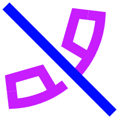 Call Hang Up Icon from Sharp Neon Set