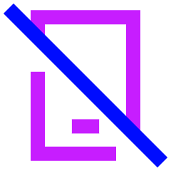 Phone Off Icon from Sharp Neon Set