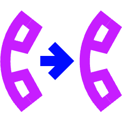 Transfer Forwarding Call Icon from Sharp Neon Set