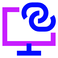 Desktop Personal Hotspot Icon from Sharp Neon Set