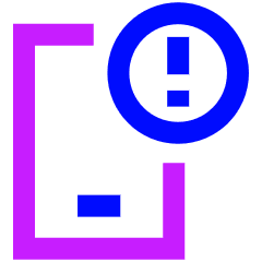 Notification Alert Icon from Sharp Neon Set