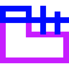 Browser Build Icon from Sharp Neon Set