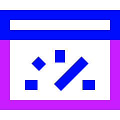 Browser Dashboard Icon from Sharp Neon Set