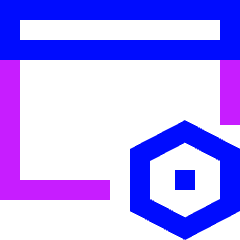 Browser Setting Icon from Sharp Neon Set