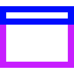 Browser Website 1 Icon from Sharp Neon Set