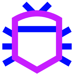 Bug Icon from Sharp Neon Set