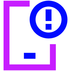 Threat Phone Icon from Sharp Neon Set
