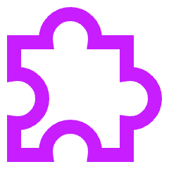 Module Puzzle 2 Icon from Sharp Neon Set
