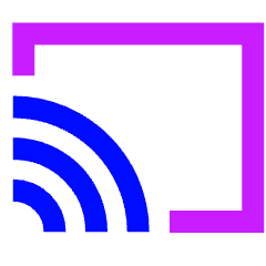 Screen Broadcast Icon from Sharp Neon Set