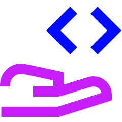 Share Code Icon from Sharp Neon Set