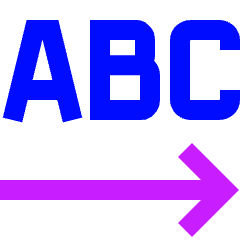 Steps Letter Icon from Sharp Neon Set