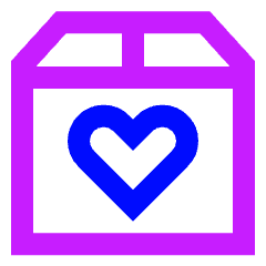 Shipment Favorite Icon from Sharp Neon Set