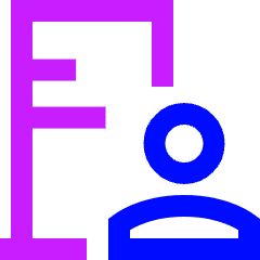 Office Building 1 Icon from Sharp Neon Set