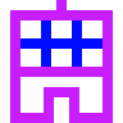 Office Building 2 Icon from Sharp Neon Set