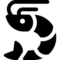 Shellfish Shrimp Icon from Ultimate Bold Set