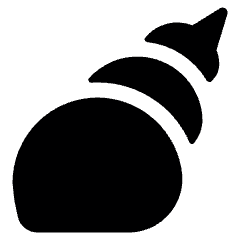 Shell Icon from Ultimate Bold Set