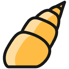 Shell Icon from Ultimate Colors Set