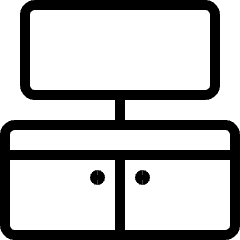 Shelf Tv 1 Icon from Ultimate Light Set