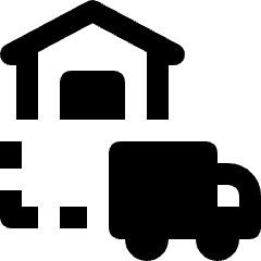 Shipping Truck Warehouse Icon from Nova Line Set