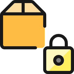 Shipment Lock Icon from Ultimate Colors Set