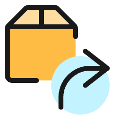 Shipment Next Icon from Ultimate Colors Set