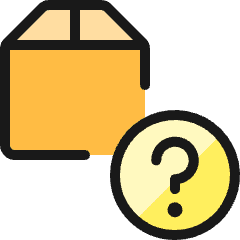 Shipment Question Icon from Ultimate Colors Set