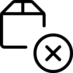 Shipment Remove Icon from Ultimate Light Set