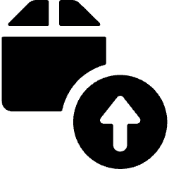 Shipment Upload 1 Icon from Ultimate Bold Set