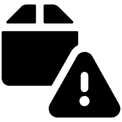 Shipment Warning Icon from Ultimate Bold Set