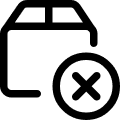 Failed To Deliver 2 Icon from Ultimate Regular Set