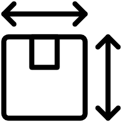 Package Dimension Icon from Ultimate Light Set