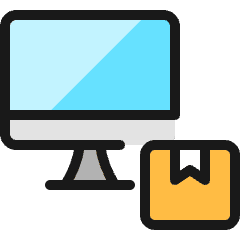 Shipment Monitor 1 Icon from Ultimate Colors Set