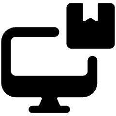 Shipment Monitor Track Icon from Ultimate Bold Set