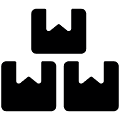 Shipment Packages Icon from Ultimate Bold Set