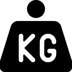 Shipment Weight Kg Icon from Ultimate Bold Set