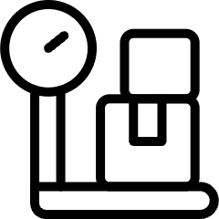 Shipping Logistic Weight Icon from Ultimate Light Set