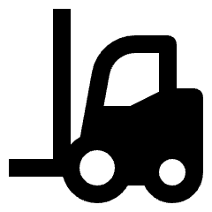 Forklift Icon from Nova Solid Set