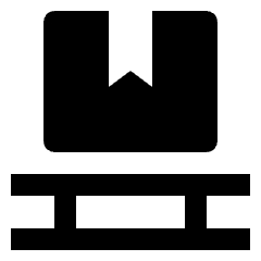 Product Forklift Shelf Icon from Nova Solid Set