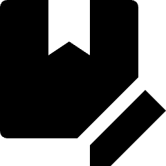 Shipment Product Box Edit Icon from Nova Solid Set