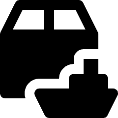 Shipping Cargo Ship Icon from Nova Solid Set