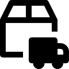 Shipping Package Truck Icon from Nova Line Set